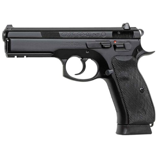 cz 75 sp 01 9mm luger 46in black pistol 181 rounds 1417226 1